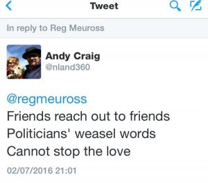 Andy Craig #wordsofwelcome @regmeuross
