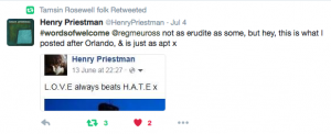 Henry Priestman #wordsofwelcome