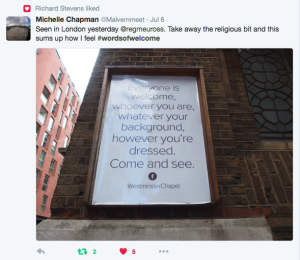 Michelle Chapman #wordsofwelcome @regmeuross