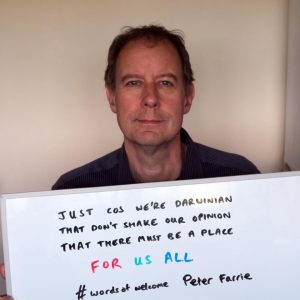 Peter Farrie #wordsofwelcome