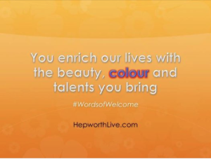 #wordsofwelcome @regmeuross