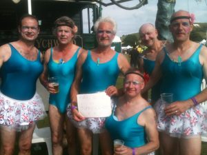 Sunday Afternoon Theater Co #wordsofwelcome @regmeuross at Village Pump Folk Fest